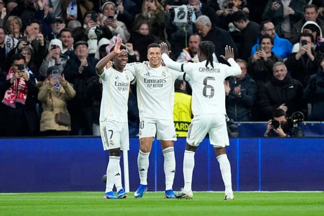 January 20, 2026, Madrid, Madrid, Spain: Kylian Mbappe of Real Madrid CF celebrates a goal during UEFA Champions League 2025 26 League Phase MD7 football match played between Real Madrid and AS Monaco at Bernabeu stadium on January 20, 2026, in Madrid, Spain. Madrid Spain - ZUMAa181 20260120_zaa_a181_103 Copyright: xOscarxJ.xBarrosox