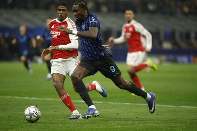 Marcus Thuram of FC Inter during the Uefa Champions League 2025 26 season football match between FC Inter and FC Arsenal on 20 January 2026 at â?? Giuseppe Meazza Stadium, San Siro, Milan, Italy. Photo Nderim KACELI  Copyright: xNderimxKaceli IPAxSportx xipa-agency.netx xx IPA_70342765 IPA_Agency_IPA70342765