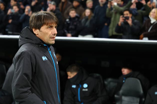 F.C. Copenhagen v SSC Napoli - UEFA Champions League 2025 26 League Phase MD7 Antonio Conte coaches Napoli during the UEFA Champions League 2025 26 League Phase MD7 match between F.C. Copenhagen and SSC Napoli at Parken Stadium in Copenhagen, Denmark, on January 20, 2026 Copenaghen Denmark Italy  Copyright: xCiroxDexLucax originalFilename:deluca-fccopenh260120_np5EA.jpg