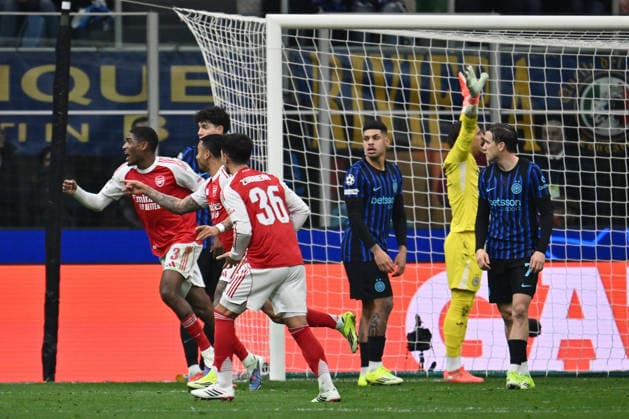Gabriel Jesus of Arsenal F.C. celebrates after scoring the goal of 1-2 during the UEFA Champions League phase day 7 football match between F.C. Inter and Arsenal F.C. at the San Siro Stadium on January 20, 2026 in Milan, Italy.  Copyright: xDomenicoxCippitelli IPAxSportx xipa-agency.netx xx IPA_70344883 IPA_Agency_IPA70344883