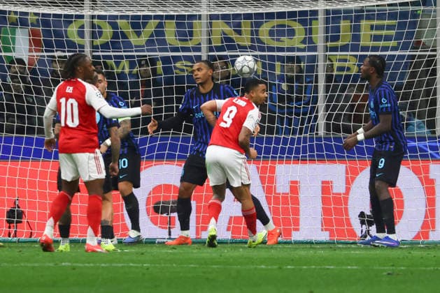 FC Internazionale Milano v Arsenal FC - UEFA Champions League 2025 26 League Phase MD7 Gabriel Jesus plays during the UEFA Champions League 2025 26 match between FC Internazionale and FC Arsenal in Milano, Italy, on January 20, 2026, at Giuseppe Meazza stadium Milano Milano Italy  Copyright: xMairoxCinquettix originalFilename:cinquetti-fcintern260120_npyGc.jpg