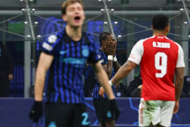 FC Internazionale Milano v Arsenal FC - UEFA Champions League 2025 26 League Phase MD7 Marcus Thuram plays during the UEFA Champions League 2025 26 match between FC Internazionale and FC Arsenal in Milano, Italy, on January 20, 2026, at Giuseppe Meazza stadium Milano Milano Italy  Copyright: xMairoxCinquettix originalFilename:cinquetti-fcintern260120_npUd1.jpg