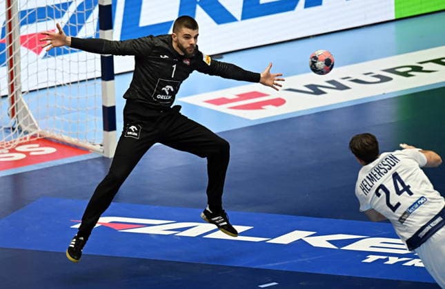 Handball, EM, Polen - Italien 2026.01.20 Kristianstad Szwecja Pilka Reczna Mistrzostwa Europy w pilce recznej mezczyzn 2026 Polska - Wlochy N z Milosz Walach Foto Norbert Barczyk PressFocus 2026.01.20 Kristianstad Szwecja Handball Men s EHF Euro 2026 Poland - Italy Milosz Walach Credit: Norbert Barczyk PressFocus NEWSPIX.PL --- newspix.pl POLAND OUT! 