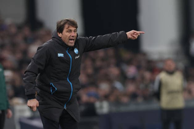 January 20, 2026, Copenaghen, Denmark, Italy: Antonio Conte coach of Napoli during the UEFA Champions League 2025 26 League Phase MD7 match between F.C. Copenhagen and SSC Napoli at Parken Stadium in Copenhagen, Denmark, on January 20, 2026 Copenaghen Italy - ZUMAl131 20260120_zsp_l131_031 Copyright: xCiroxDexLucax