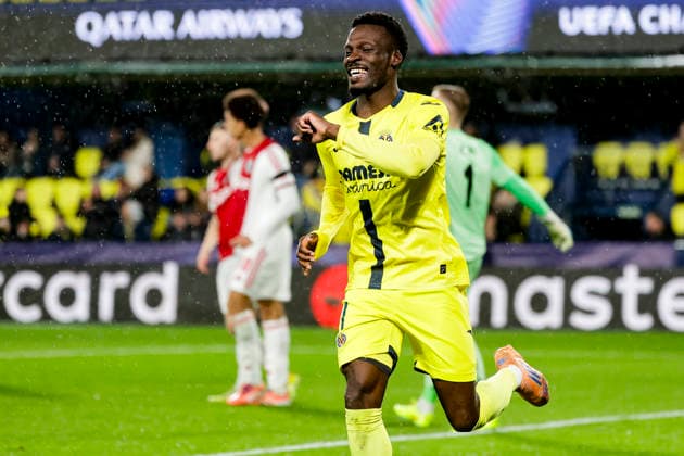Villarreal CF v AFC Ajax - UEFA Champions League 2025 26 League Phase MD7 Tanitoluwa Oluwatimilehin Oluwaseyi of Villarreal celebrates after scoring the 1-0 goal during the UEFA Champions League match between Villarreal CF and A.F.C Ajax at La Ceramica Stadium in Villarreal, Spain, on January 20, 2025. Villarreal Spain  Copyright: xJosexMiguelxFernandezx originalFilename:fernandezdevelascosanz-villarre260120_np2jE.jpg