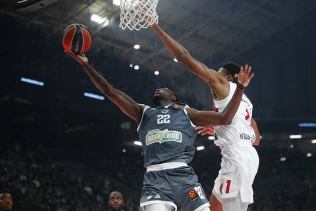EuroLeague Basketball, Panathinaikos AKTOR Athens vs Baskonia Vitoria-Gasteiz -Jerian Grant, 22 of Panathinaikos AKTOR Athens in action during the Euroleague regular season basketball match between Panathinaikos AKTOR Athens and Baskonia Vitoria-Gasteiz at Telekom Center Athens on January 20, 2026 in Athens, Greece. ATHENS Greece Copyright: xOnexInchxProductionsx 6819320