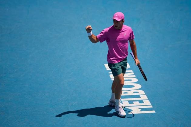 Arthur Fery of Great Britain Australian Open tennis tournament, Day Four, Melbourne Park, Australia - 21 Jan 2026Melbourne Melbourne Park Victoria (VIC) Australia  Copyright: xRachelxBach Shutterstockx 16303006ae