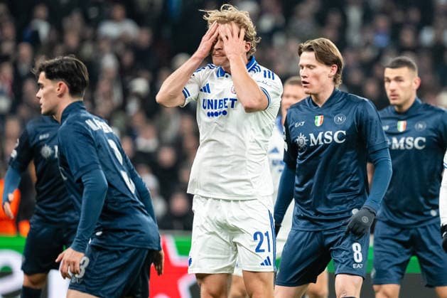 FC Copenhagen v Napoli, UEFA Champions League, Copenhagen, Denmark Copenhagen, Denmark. 20th, January 2026. Mads Emil Madsen (21) of FC Copenhagen seen during the UEFA Champions League match between FC Copenhagen and Napoli at Parken in Copenhagen. Denmark, Copenhagen  Copyright: xGonzalesxPhoto TobiasxJorgensenx