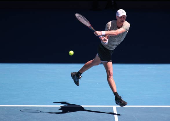 Yannick Hanfmann (GER), Australian Open 2026, Melbourne Park, Melbourne, Victoria, Australia. Copyright: xJuergenxHasenkopfx