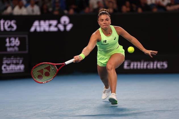 Jasmine Paolini of Italy during her second round match Australian Open tennis tournament, Day Four, Melbourne Park, Australia - 21 Jan 2026Melbourne Melbourne Park Victoria (VIC) Australia  Copyright: xRachelxBach Shutterstockx 16303006ed