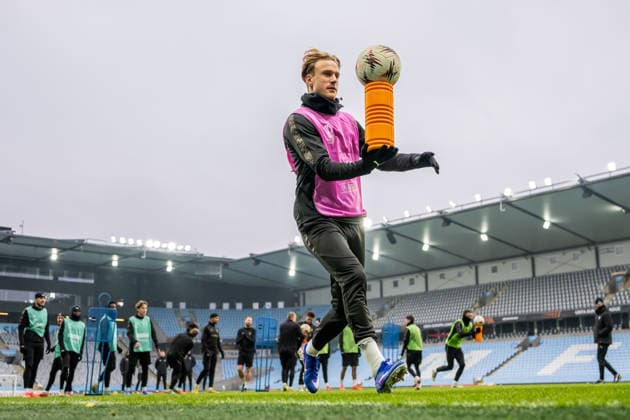 260121 Erik Botheim during a UEFA Europa League training session with Malmö FF on January 21, 2026 in Malmö. Photo: Petter Arvidson BILDBYRAN kod PA PA1127 fotboll football soccer fotball uefa europa league europa league träning practice training malmö ff bbeng Copyright: PETTERxARVIDSON BB260121PA022