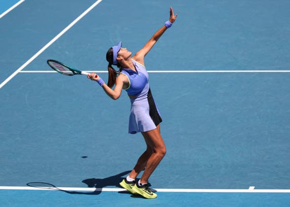 Emma Raducanu, Australian Open 2026, Melbourne Park, Melbourne, Victoria, Australia. Copyright: xJuergenxHasenkopfx
