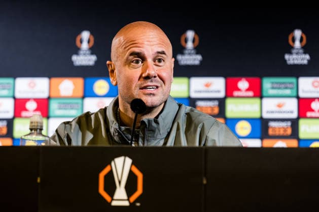 260121 Head coach Miguel Angel Ramirez during a UEFA Europa League press conference, PK, Pressekonferenz with Malmö FF on January 21, 2026 in Malmö. Photo: Petter Arvidson BILDBYRAN kod PA PA1128 fotboll football soccer fotball uefa europa league europa league presskonferens press conference malmö ff bbeng Copyright: PETTERxARVIDSON BB260121PA085