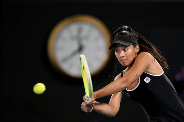 TENNIS AUSTRALIAN OPEN, Priscilla Hon of Australia in action during the women™s 2nd round match against Iva Jovic of the USA on day 4 of the 2026 Australian Open tennis tournament at Melbourne Park in Melbourne, Wednesday, January 21, 2026. ( NO ARCHIVING MELBOURNE VICTORIA AUSTRALIA  Copyright: xLUKASxCOCHx 20260121147831612361