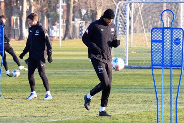 DEU, DFL, 2. FBL Hertha BSC, Training, 21.01.2026, Sportforum, Berlin, DEU, DFL, 2. FBL Hertha BSC, Training, im Bild John Anthony Brooks (Hertha BSC Berlin 25) DFL - regulations prohibit any use of Photographs as image sequences and or quasi-video