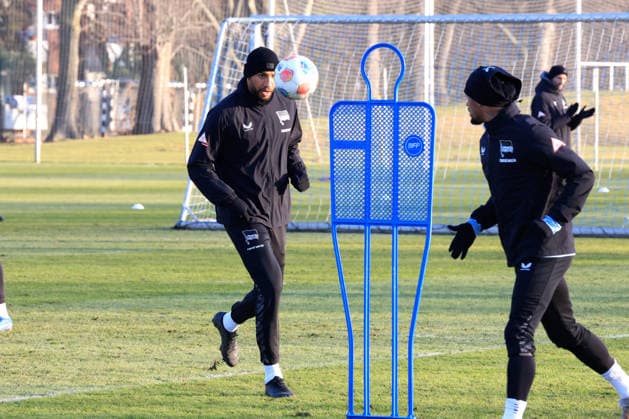 DEU, DFL, 2. FBL Hertha BSC, Training, 21.01.2026, Sportforum, Berlin, DEU, DFL, 2. FBL Hertha BSC, Training, im Bild John Anthony Brooks (Hertha BSC Berlin 25) DFL - regulations prohibit any use of Photographs as image sequences and or quasi-video