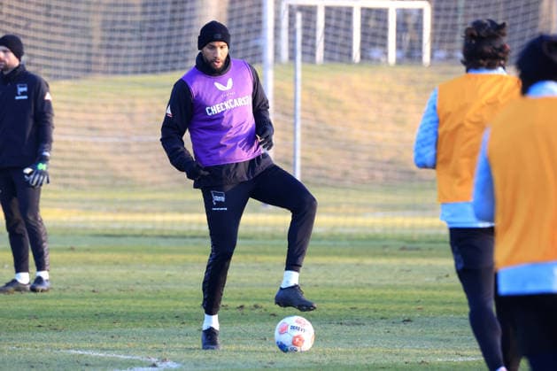 DEU, DFL, 2. FBL Hertha BSC, Training, 21.01.2026, Sportforum, Berlin, DEU, DFL, 2. FBL Hertha BSC, Training, im Bild John Anthony Brooks (Hertha BSC Berlin 25) DFL - regulations prohibit any use of Photographs as image sequences and or quasi-video