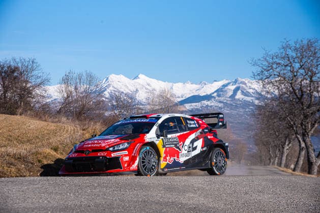 January 21, 2026, Gap, Verbania, France: SeÃaÂbastien OGIER (FRA),Vincent LANDAIS (FRA) drive a TOYOTA GR Yaris Rally1 for TOYOTA GAZOO RACING WRT during shakedown of 1st round of FIA WRC, Motorsport Rallye, WM Rally of Monte-Carlo in Gap, France, on January 21, 2026 Gap France - ZUMAm345 20260121_zsp_m345_028 Copyright: xFedericoxManonix