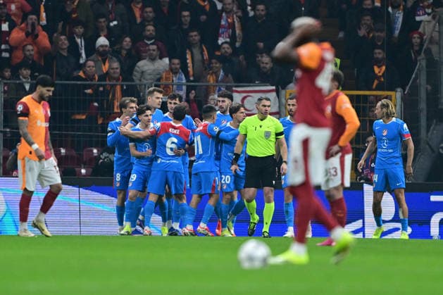 Galatasaray v Atletico Madrid - UEFA Champions League ISTANBUL, TURKIYE - JANUARY 21: Players of Atletico Madrid celebrate after scoring a goal during the UEFA Champions League week 7 football match between Galatasaray and Atletico Madrid at RAMS Park in Istanbul, Turkiye on January 21, 2026. Serhat Cagdas Anadolu Istanbul Turkey. Editorial use only. Please get in touch for any other usage.  Copyright: x2026xAnadoluxSerhatxCagdasx