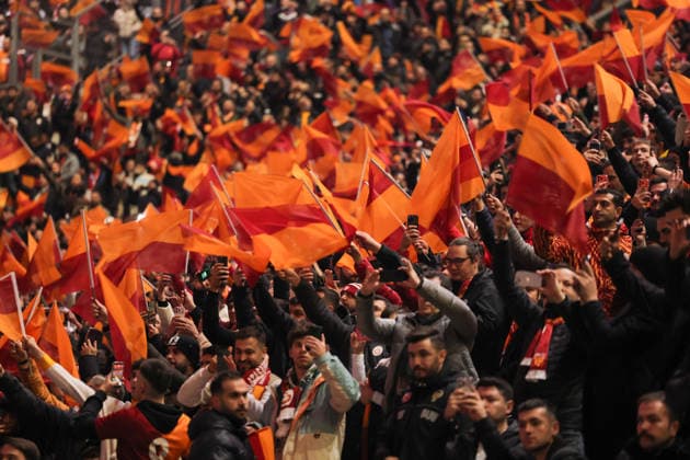2026-01-21 Galatasaray SK v Atletico de Madrid - UEFA Champions League 2025 26 League Phase MD7 ISTANBUL, TURKEY - JANUARY 21: Fans of Galatasaray during the UEFA Champions League 2025 26 League Phase MD7 match between Galatasaray SK and Atletico de Madrid at Rams Park Stadium on January 21, 2026 in Istanbul, Turkey. (Photo by BSR Agency) Istanbul Turkey Content not available for redistribution in The Netherlands directly or indirectly through any third parties. Copyright: xBSRxAgencyx