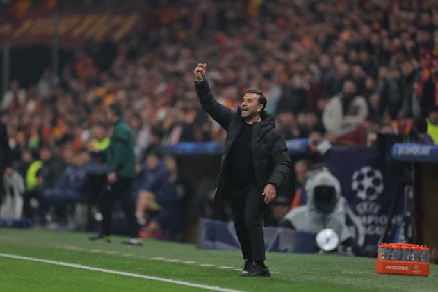 2026-01-21 Galatasaray SK v Atletico de Madrid - UEFA Champions League 2025 26 League Phase MD7 ISTANBUL, TURKEY - JANUARY 21: Head coach Okan Buruk of Galatasaray SK during the UEFA Champions League 2025 26 League Phase MD7 match between Galatasaray SK and Atletico de Madrid at Rams Park Stadium on January 21, 2026 in Istanbul, Turkey. (Photo by BSR Agency) Istanbul Turkey Content not available for redistribution in The Netherlands directly or indirectly through any third parties. Copyright: xBSRxAgencyx