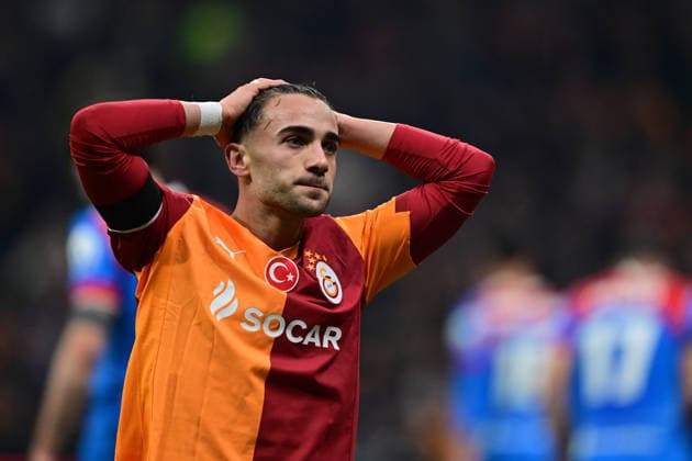 Galatasaray v Atletico Madrid - UEFA Champions League ISTANBUL, TURKIYE - JANUARY 21: Yunus Akgun of Galatasaray reacts after a position during UEFA Champions League week 7 football match between Galatasaray and Atletico Madrid at RAMS Park in Istanbul, Turkiye on January 21, 2026. Serhat Cagdas Anadolu Istanbul Turkey. Editorial use only. Please get in touch for any other usage.  Copyright: x2026xAnadoluxSerhatxCagdasx