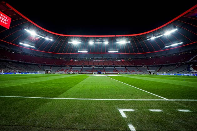 2026-01-21 FC Bayern München v R. Union Saint-Gilloise - UEFA Champions League 2025 26 League Phase MD7 MUNICH, GERMANY - JANUARY 21: general view of the Football Arena Munich during the UEFA Champions League 2025 26 League Phase MD7 match between FC Bayern München and R. Union Saint-Gilloise at Football Arena Munich on January 21, 2026 in Munich, Germany. Munich Football Arena Munich Germany Content not available for redistribution in The Netherlands directly or indirectly through any third parties. Copyright: xAndrexWeeningx