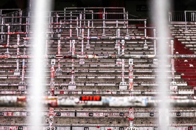 MUNICH - Empty stands during the Champions League match between FC Bayern Munich and Royale Union Saint-Gilloise on January 21, 2026, at the Allianz Arena in Munich, Germany. BART STOUTJESDIJK ANP UEFA Champions League 2025 26 League Phase MD7 2025-2026 xVIxANPxSportx xBartxStoutjesdijkxIVx 548182322 originalFilename: 548182322.jpg