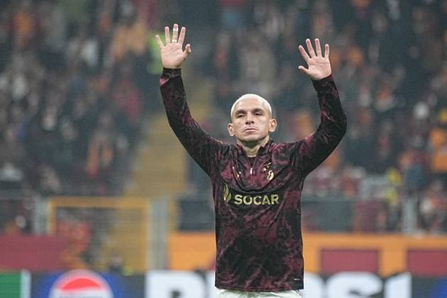 Lucas Torreira of Galatasaray before the UEFA Champions League match between Galatasaray SK and Atletico Madrid, in Istanbul, Turkey, 21 January 2026. ( Copyright: FatihxErdogdux-xDepoxPhotos 18969905