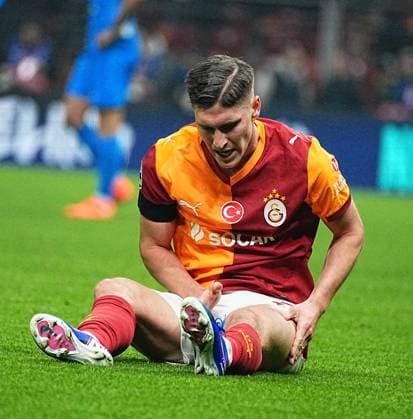 Roland Sallai of Galatasaray during the UEFA Champions League match between Galatasaray SK and Atletico Madrid, in Istanbul, Turkey, 21 January 2026. ( Copyright: FatihxErdogdux-xDepoxPhotos 18969996