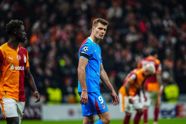 Galatasaray v Atletico Madrid - UEFA Champions League ISTANBUL, TURKIYE - JANUARY 21: Alexander Sorloth of Atletico Madrid in action during UEFA Champions League week 7 football match between Galatasaray and Atletico Madrid at RAMS Park in Istanbul, Turkiye on January 21, 2026. Hakan Akgun Anadolu Istanbul Turkey. Editorial use only. Please get in touch for any other usage.  Copyright: x2026xAnadoluxHakanxAkgunx