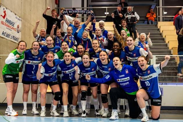 21.01.2026, GER, Handball, Frauen, Saison 2025 2026, Alsco 1.Bl, 14.Spieltag, Thueringer HC - HSG Blomberg-Lippe der HSG Blomberg-Lippe gewinnt beim Thueringer HC ihr Auswärtsspiel 99947 Bad Langensalza Salza Halle Sporthalle Mehrz Thüringen Deutschland