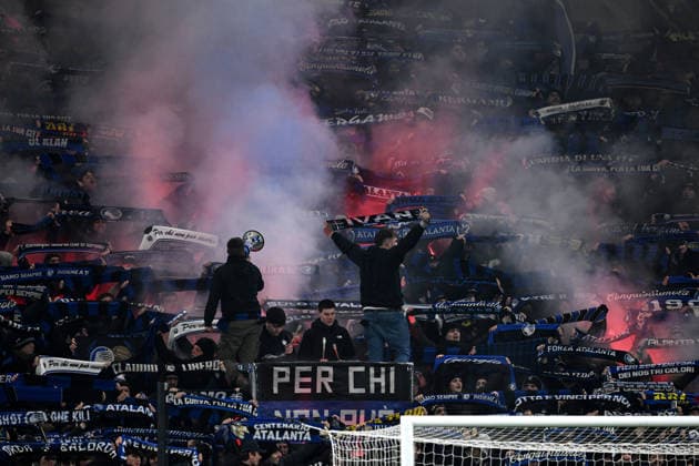 Mg Bergamo 21 01 2026 - Champions League Atalanta-Atletico Bilbao foto Matteo Gribaudi Image nella foto: tifosi Atalanta 