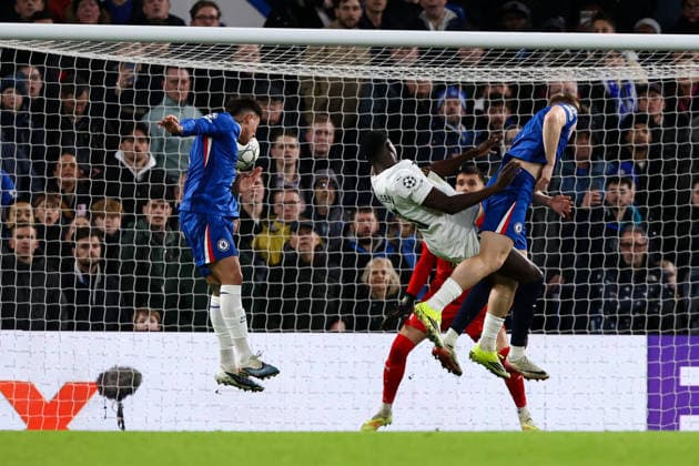 Chelsea v Pafos, Champions League Enzo Fernandez of Chelsea scores a disallowed goal during the Champions League match between Chelsea and Pafos at Stamford Bridge, London, UK on 21 January 2026. London Stamford Bridge Greater London UK Editorial use only , Copyright: xPaulxPhelanx PSI-23600-0021
