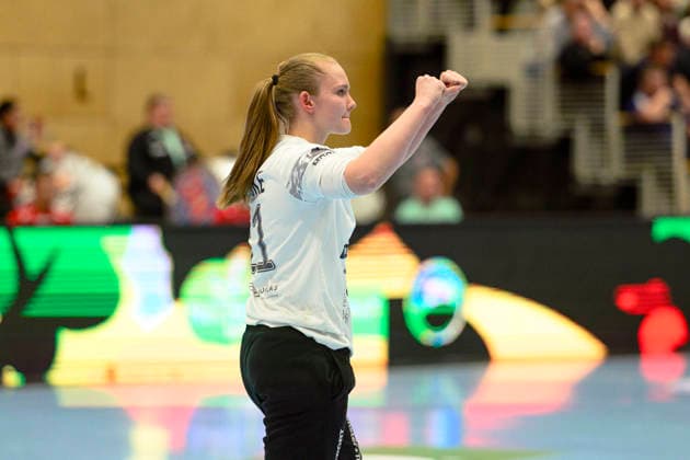 Laura, Kuske (TW, Thueringer HC, 11) GER, Thueringen, Thueringer HC gegen HSG Blomberg-Lippe, Alsco Handball Bundesliga Frauen, 1. Handballbundesliga Frauen, Handball, 14.Spieltag, Saison 2025 2026, 21.01.2026 GER, Thueringen, Thueringer HC gegen HSG Blomberg-Lippe, Alsco Handball Bundesliga Frauen, 1. Handballbundesliga Frauen, Handball, 14.Spieltag, Saison 2025 2026, 21.01.2026 Bad Langensalza Copyright: xEibner-Pressefoto MartinxHerbstx EP_MHT