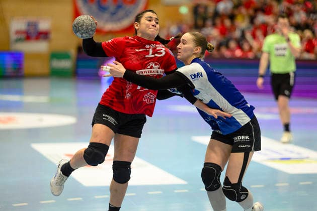 Giulia, Guarieiro (Rueckraum, Thueringer HC, 13), Nieke, Kuehne (Rueckraum Links, HSG Blomberg-Lippe, 9) GER, Thueringen, Thueringer HC gegen HSG Blomberg-Lippe, Alsco Handball Bundesliga Frauen, 1. Handballbundesliga Frauen, Handball, 14.Spieltag, Saison 2025 2026, 21.01.2026 GER, Thueringen, Thueringer HC gegen HSG Blomberg-Lippe, Alsco Handball Bundesliga Frauen, 1. Handballbundesliga Frauen, Handball, 14.Spieltag, Saison 2025 2026, 21.01.2026 Bad Langensalza Copyright: xEibner-Pressefoto MartinxHerbstx EP_MHT