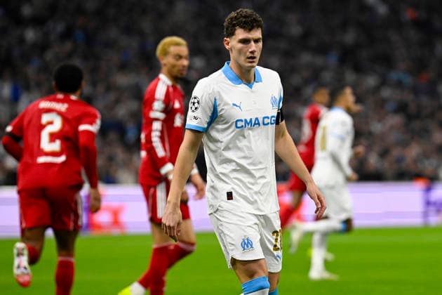 FOOTBALL : Olympique de Marseille VS Liverpool FC - UEFA Champions League - 21 01 2025 Benjamin Pavard (OM) - UEFA Champions League match between Olympique de Marseille and Liverpool FC on January 21, 2026 at the Orange Velodrome Stadium in Marseille. MarseilleFrance  Copyright: xWilliamxCannarellax