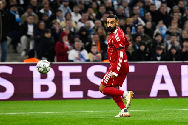 FOOTBALL : Olympique de Marseille VS Liverpool FC - UEFA Champions League - 21 01 2025 Mohamed Salah (LFC) - UEFA Champions League match between Olympique de Marseille and Liverpool FC on January 21, 2026 at the Orange Velodrome Stadium in Marseille. MarseilleFrance  Copyright: xWilliamxCannarellax