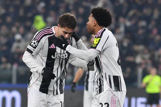 Foto IPP Massimo Rana Torino 21-01-2026 Calcio Champions League 2025 2026 Juventus-Benfica nella foto wenan yildiz e weston mckennie Italy Photo Press - World Copyright italy ITALY  Copyright: xR4924_italyphotopressx