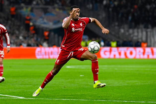 FOOTBALL : Olympique de Marseille VS Liverpool FC - UEFA Champions League - 21 01 2025 Ryan Gravenberch (LFC) - UEFA Champions League match between Olympique de Marseille and Liverpool FC on January 21, 2026 at the Orange Velodrome Stadium in Marseille. MarseilleFrance  Copyright: xWilliamxCannarellax