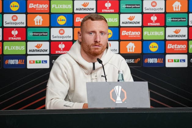 Presse Konferenz, Europa League Spiel, Maccabi Tel-aviv, Ido Shahar (Maccabi Tel-Aviv, 36) Freiburg Europa Park Stadion Baden-Württemberg Deutschland Copyright: xFINLEYxMÖRCHx