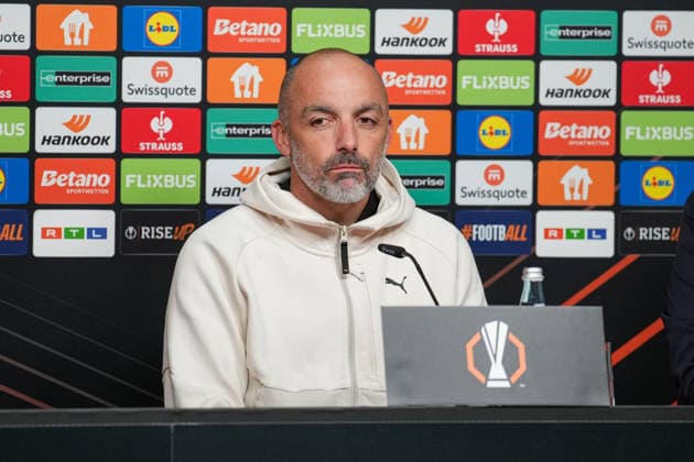 Presse Konferenz, Europa League Spiel, Maccabi Tel-aviv, Zarko LazetiC (Maccabi Tel-Aviv, Trainer) Freiburg Europa Park Stadion Baden-Württemberg Deutschland Copyright: xFINLEYxMÖRCHx