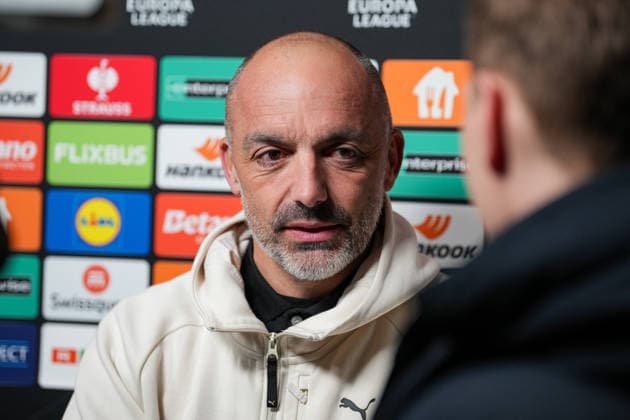 Presse Konferenz, Europa League Spiel, Maccabi Tel-aviv, Zarko LazetiC (Maccabi Tel-Aviv, Trainer) Freiburg Europa Park Stadion Baden-Württemberg Deutschland Copyright: xFINLEYxMÖRCHx