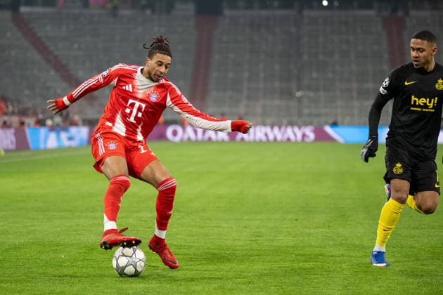 Michael Olise 17 (FC Bayern Muenchen), FC Bayern Muenchen vs. Royale Union Saint Gilloise, Fussball, UEFA Champions League, 7. Spieltag, 21.01.2026 DFB regulations prohibit any use of photographs as image sequences and or quasi-video Muenchen Bayern Deutschland