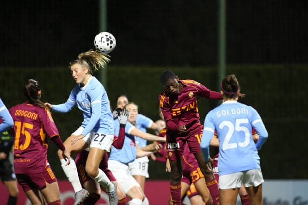 CALCIO - Coppa Italia Femminile - SS Lazio Women vs AS Roma Federica D Auria of S.S. Lazio is in action during the Coppa Italia Women, first leg, quarter-finals between Lazio vs Roma , 21 Jenuary 2026 at the Lazio Training Center, Roma Italy. Formello (RM) Italy  Copyright: xIPAxSport ABACAx