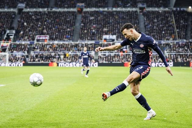 NEWCASTLE - Ivan Perisic of PSV Eindhoven during the UEFA Champions League match between Newcastle United FC and PSV Eindhoven at St. James Park Stadium on January 21, 2026, in Newcastle, United Kingdom. SEM VAN DER WAL ANP UEFA Champions League 2025-2026 xVIxANPxSportx xxANPxIVx 548188095 originalFilename: 548188095.jpg