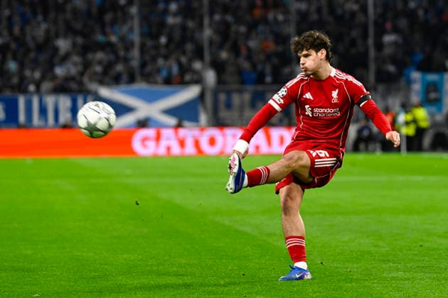 FOOTBALL : Olympique de Marseille VS Liverpool FC - UEFA Champions League - 21 01 2025 Milos Kerkez (LFC) - UEFA Champions League match between Olympique de Marseille and Liverpool FC on January 21, 2026 at the Orange Velodrome Stadium in Marseille. MarseilleFrance  Copyright: xWilliamxCannarellax