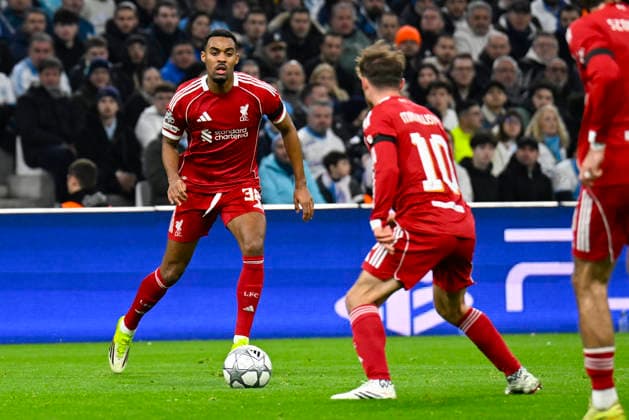 FOOTBALL : Olympique de Marseille VS Liverpool FC - UEFA Champions League - 21 01 2025 Ryan Gravenberch (LFC) - UEFA Champions League match between Olympique de Marseille and Liverpool FC on January 21, 2026 at the Orange Velodrome Stadium in Marseille. MarseilleFrance  Copyright: xWilliamxCannarellax