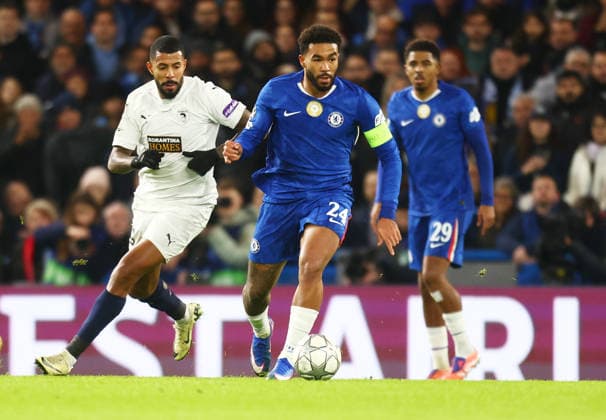 Chelsea v Pafos, UEFA Champions League, Stamford Bridge, London, UK - 21 01 2026 Reece James of Chelsea in action during the UEFA Champions League home game against Pafos at Stamford Bridge London Stamford Bridge London GBR, UK NEWSPAPERS OUT Copyright: xMarkxGreenwoodx