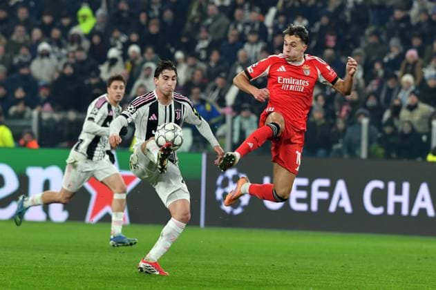Foto IPP Massimo Rana Torino 21-01-2026 Calcio Champions League 2025 2026 Juventus-Benfica nella foto fabio miretti Italy Photo Press - World Copyright italy ITALY  Copyright: xR4924_italyphotopressx